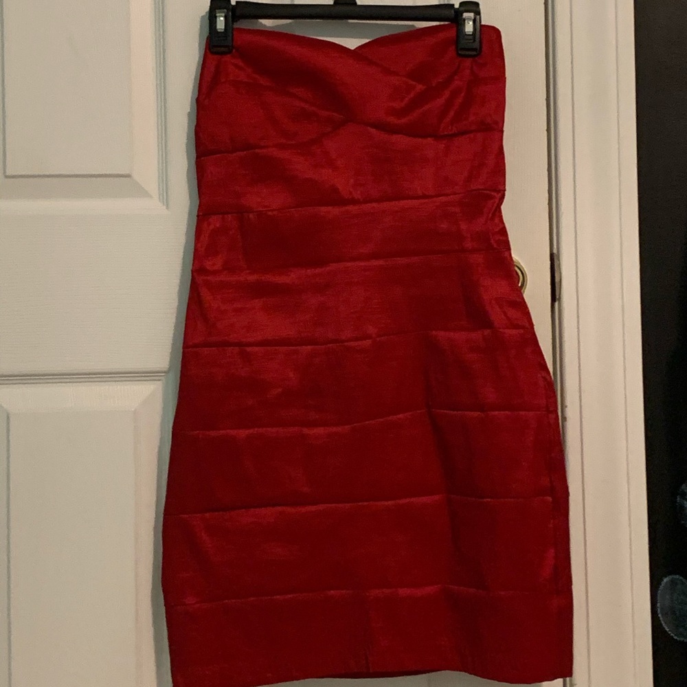 Women’s red dress